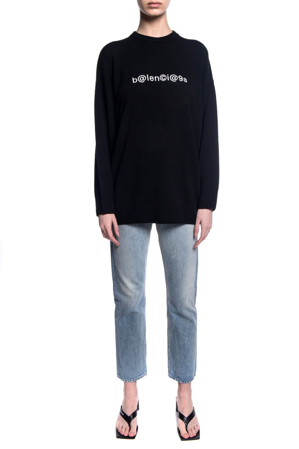 Balenciaga sweatshirt womens sales gold